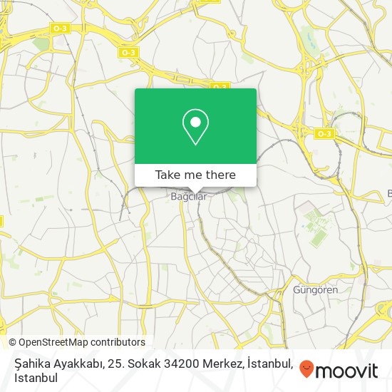 Şahika Ayakkabı, 25. Sokak 34200 Merkez, İstanbul map