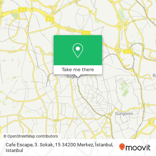 Cafe Escape, 3. Sokak, 15 34200 Merkez, İstanbul map