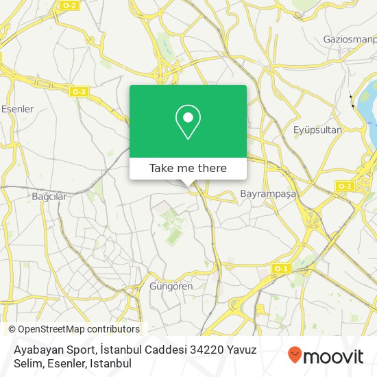 Ayabayan Sport, İstanbul Caddesi 34220 Yavuz Selim, Esenler map