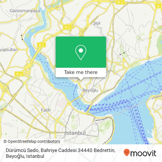 Dürümcü Sedo, Bahriye Caddesi 34440 Bedrettin, Beyoğlu map
