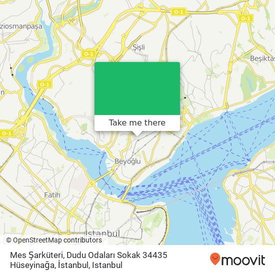 Mes Şarküteri, Dudu Odaları Sokak 34435 Hüseyinağa, İstanbul map