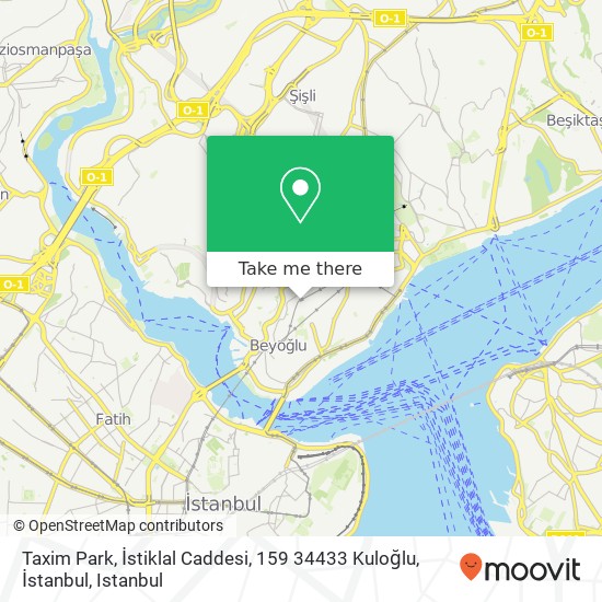 Taxim Park, İstiklal Caddesi, 159 34433 Kuloğlu, İstanbul map