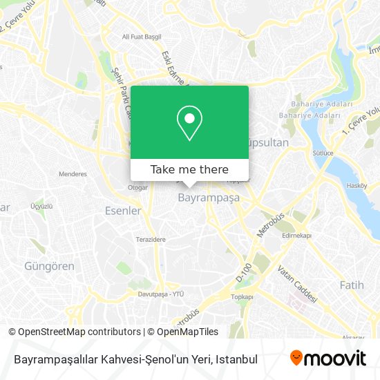 Bayrampaşalılar Kahvesi-Şenol'un Yeri map