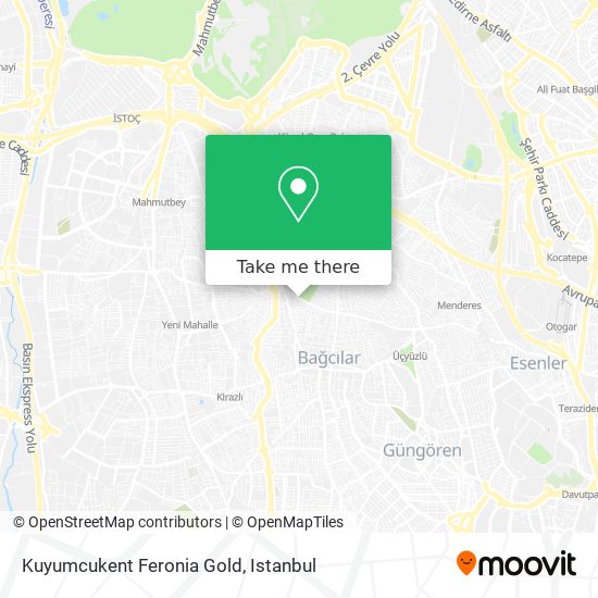 Kuyumcukent Feronia Gold map