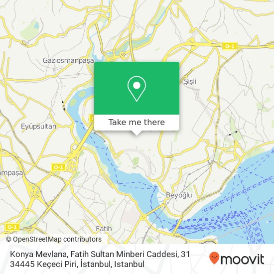 Konya Mevlana, Fatih Sultan Minberi Caddesi, 31 34445 Keçeci Piri, İstanbul map