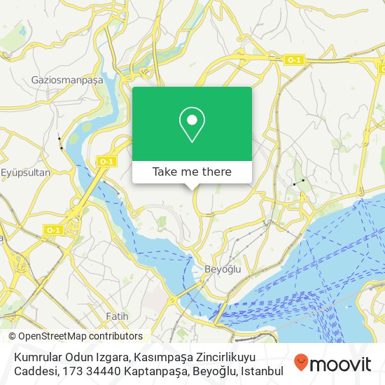 Kumrular Odun Izgara, Kasımpaşa Zincirlikuyu Caddesi, 173 34440 Kaptanpaşa, Beyoğlu map