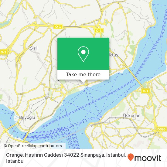 Orange, Hasfırın Caddesi 34022 Sinanpaşa, İstanbul map