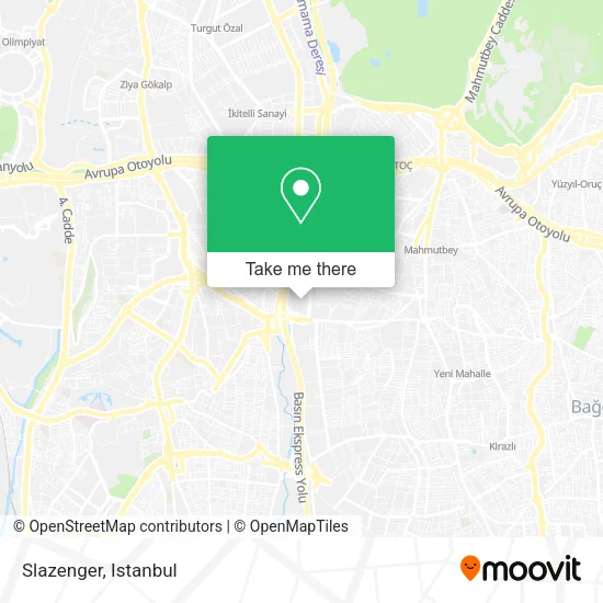 Slazenger map
