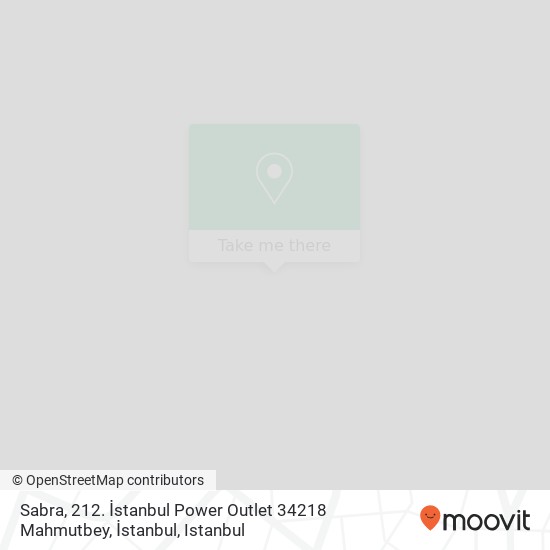 Sabra, 212. İstanbul Power Outlet 34218 Mahmutbey, İstanbul map