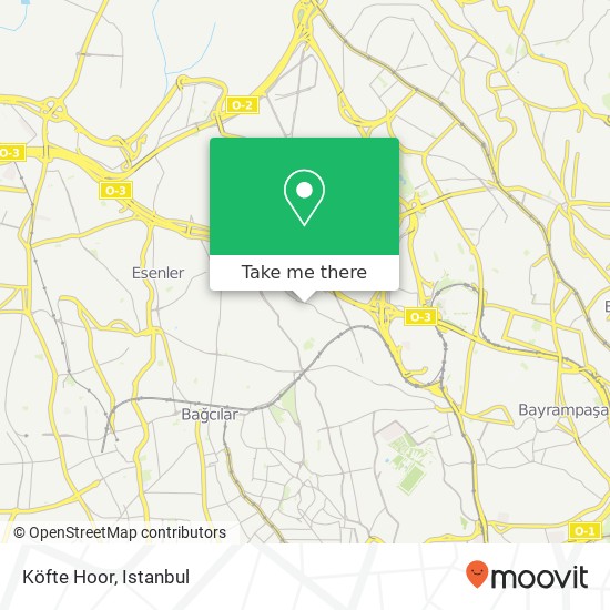 Köfte Hoor, 1031. Sokak, 4 34225 Kazım Karabekir, İstanbul map