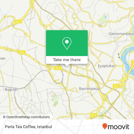 Perla Tea Coffee, Ikea 34045 Kocatepe, Bayrampaşa map