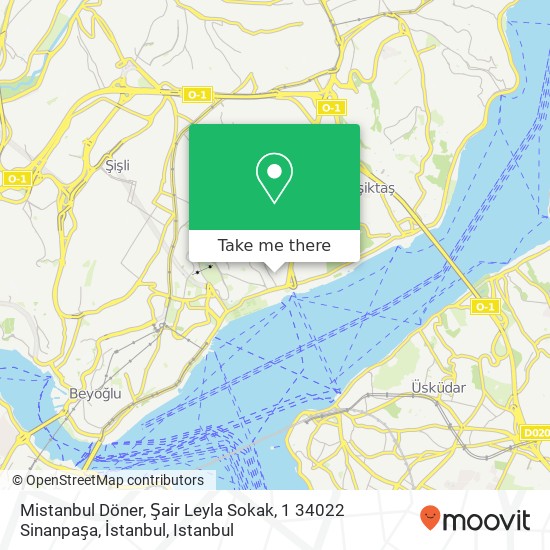 Mistanbul Döner, Şair Leyla Sokak, 1 34022 Sinanpaşa, İstanbul map