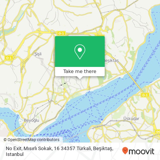 No Exit, Mısırlı Sokak, 16 34357 Türkali, Beşiktaş map