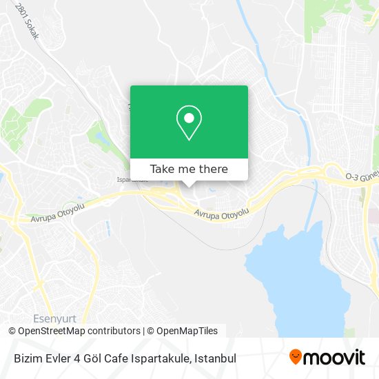 Bizim Evler 4 Göl Cafe Ispartakule map