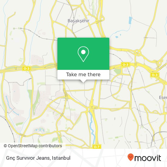 Gnç Survıvor Jeans, Türkmen Sokak, 7 34307 Mehmetakif, İstanbul map