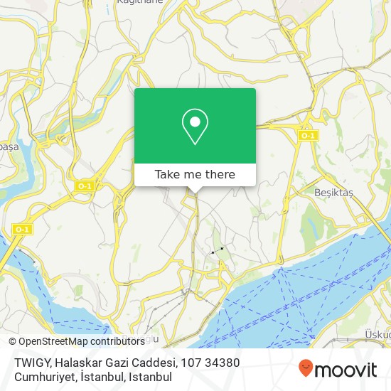 TWIGY, Halaskar Gazi Caddesi, 107 34380 Cumhuriyet, İstanbul map