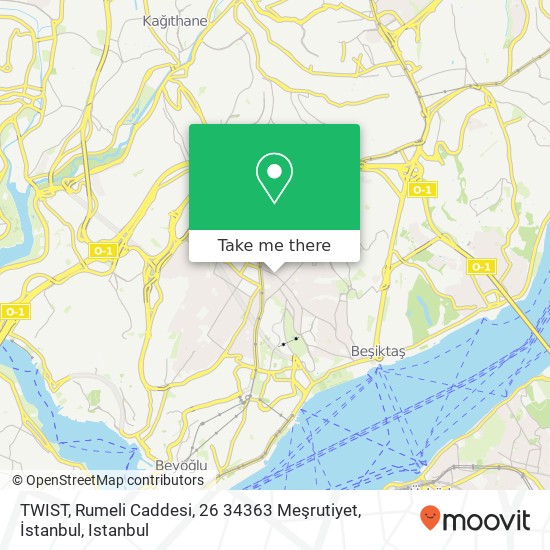 TWIST, Rumeli Caddesi, 26 34363 Meşrutiyet, İstanbul map