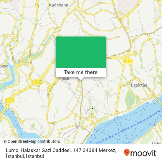 Lumo, Halaskar Gazi Caddesi, 147 34384 Merkez, İstanbul map