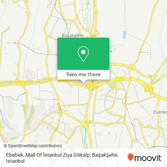 Ebebek, Mall Of İstanbul Ziya Gökalp, Başakşehir map