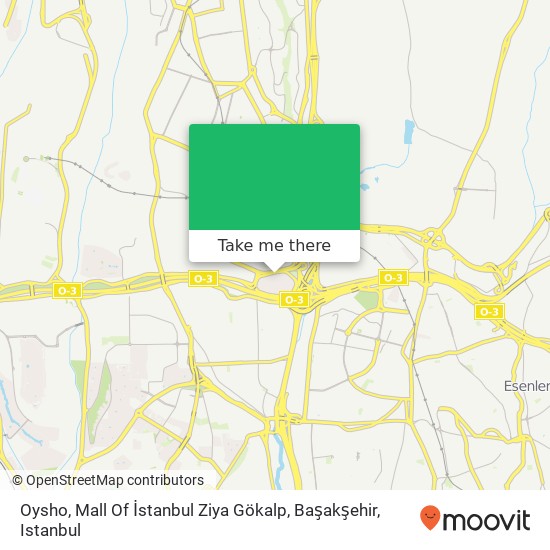 Oysho, Mall Of İstanbul Ziya Gökalp, Başakşehir map