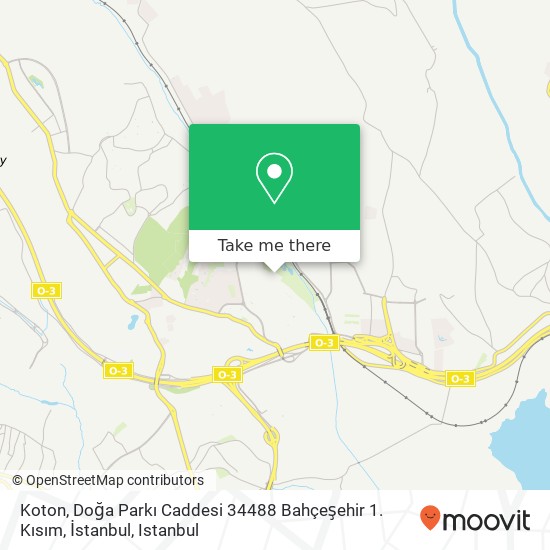 Koton, Doğa Parkı Caddesi 34488 Bahçeşehir 1. Kısım, İstanbul map