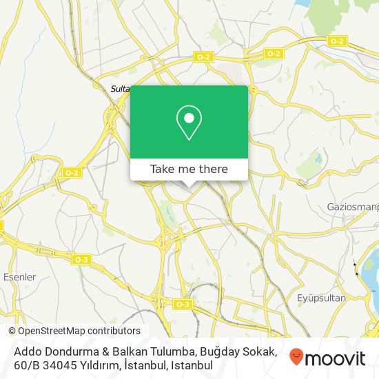 Addo Dondurma & Balkan Tulumba, Buğday Sokak, 60 / B 34045 Yıldırım, İstanbul map