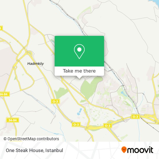 One Steak House map