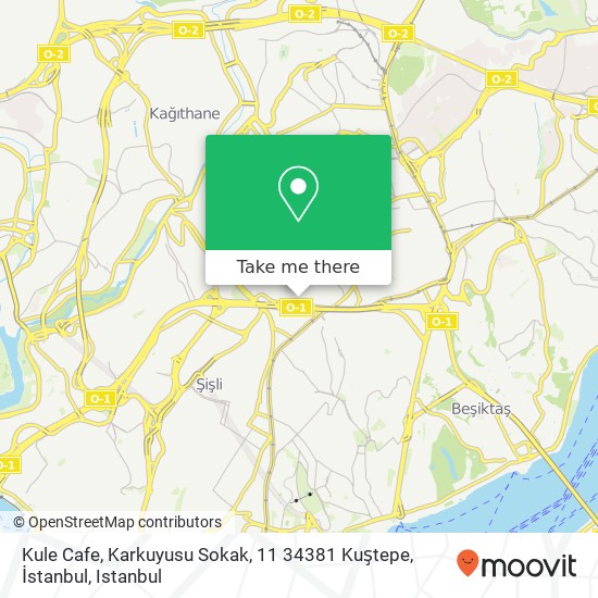 Kule Cafe, Karkuyusu Sokak, 11 34381 Kuştepe, İstanbul map