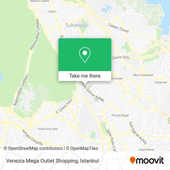 Venezia Mega Outlet Shopping map