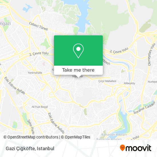 Gazi Çiğköfte map