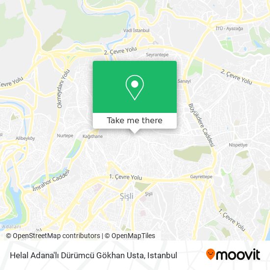 Helal Adana'lı Dürümcü Gökhan Usta map