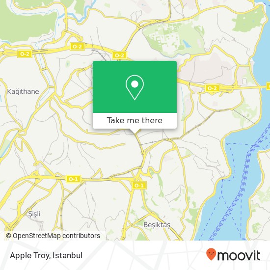Apple Troy, Büyükdere Caddesi 34394 Esentepe, Şişli map