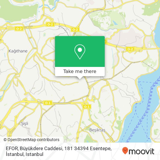 EFOR, Büyükdere Caddesi, 181 34394 Esentepe, İstanbul map