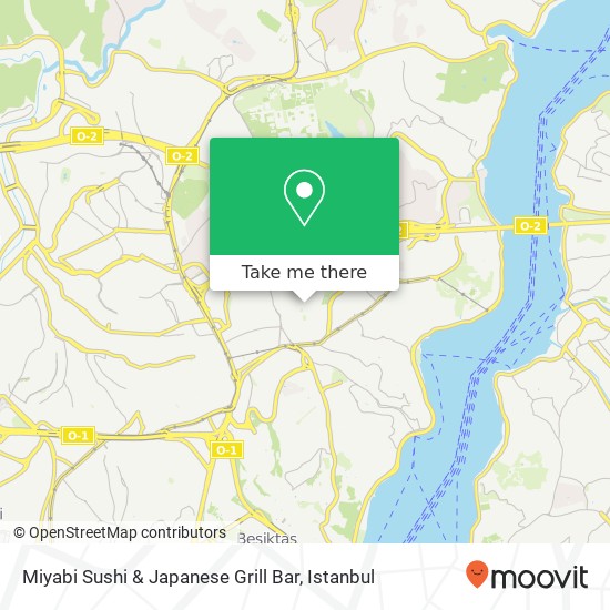 Miyabi Sushi & Japanese Grill Bar, Yaren Sokak 34335 Akat, İstanbul map