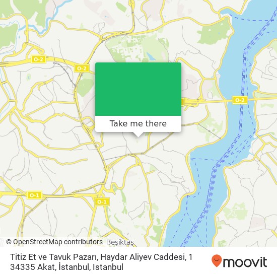 Titiz Et ve Tavuk Pazarı, Haydar Aliyev Caddesi, 1 34335 Akat, İstanbul map