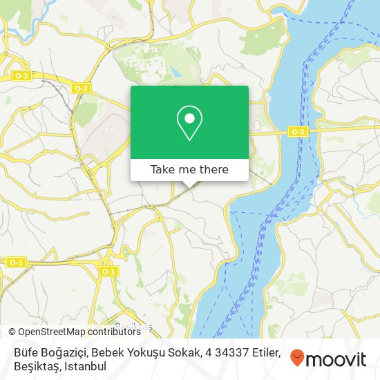 Büfe Boğaziçi, Bebek Yokuşu Sokak, 4 34337 Etiler, Beşiktaş map