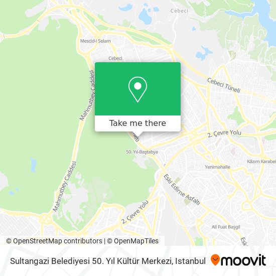 Sultangazi Belediyesi 50. Yıl Kültür Merkezi map