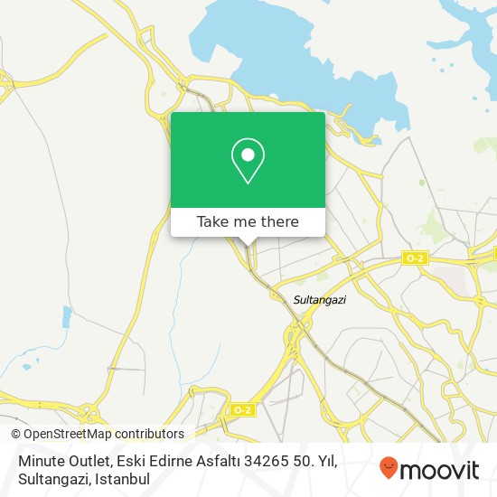 Minute Outlet, Eski Edirne Asfaltı 34265 50. Yıl, Sultangazi map