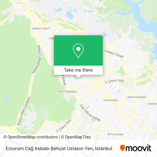 Erzurum Cağ Kebabı Behçet Ustanın Yeri map