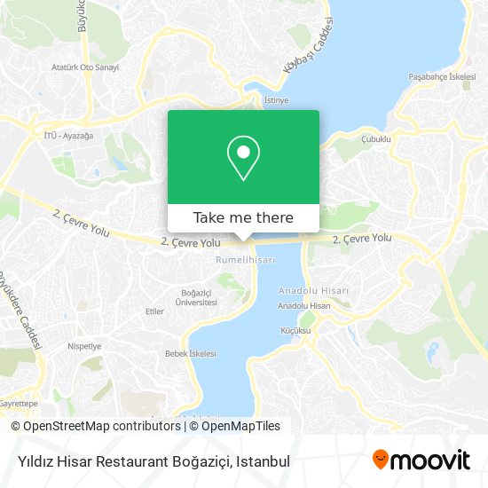 Yıldız Hisar Restaurant Boğaziçi map