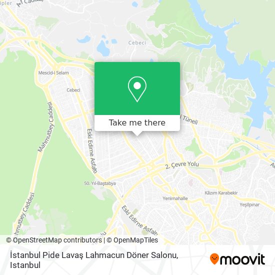İstanbul Pide Lavaş Lahmacun Döner Salonu map