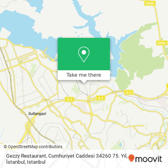 Gezzy Restaurant, Cumhuriyet Caddesi 34260 75. Yıl, İstanbul map