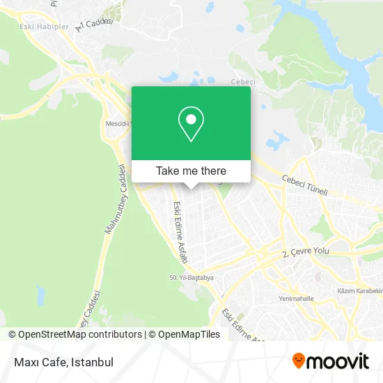 Maxı Cafe map