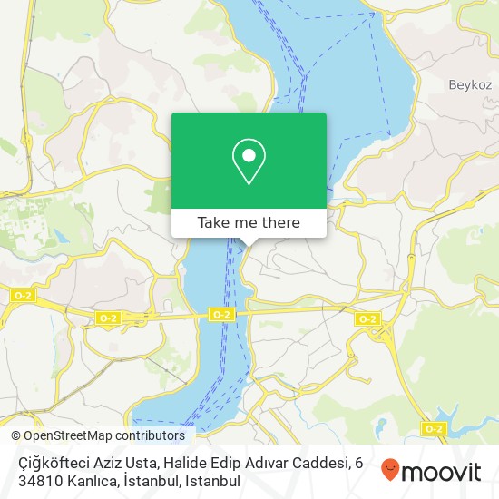 Çiğköfteci Aziz Usta, Halide Edip Adıvar Caddesi, 6 34810 Kanlıca, İstanbul map