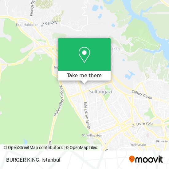 BURGER KING map