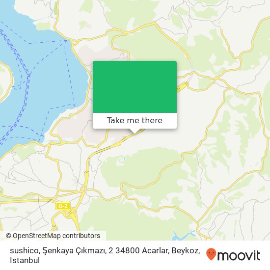 sushico, Şenkaya Çıkmazı, 2 34800 Acarlar, Beykoz map