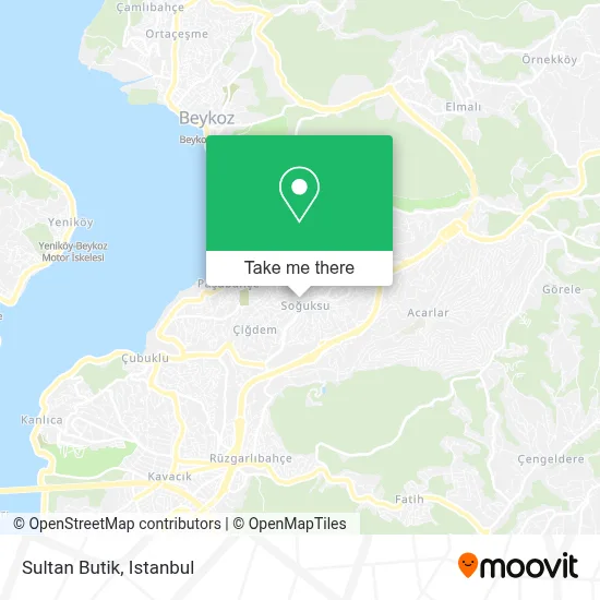 Sultan Butik map