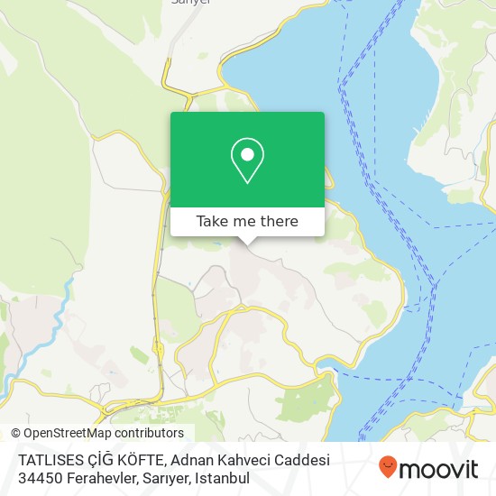 TATLISES ÇİĞ KÖFTE, Adnan Kahveci Caddesi 34450 Ferahevler, Sarıyer map