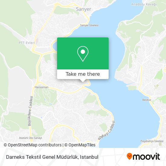 Darneks Tekstil Genel Müdürlük map