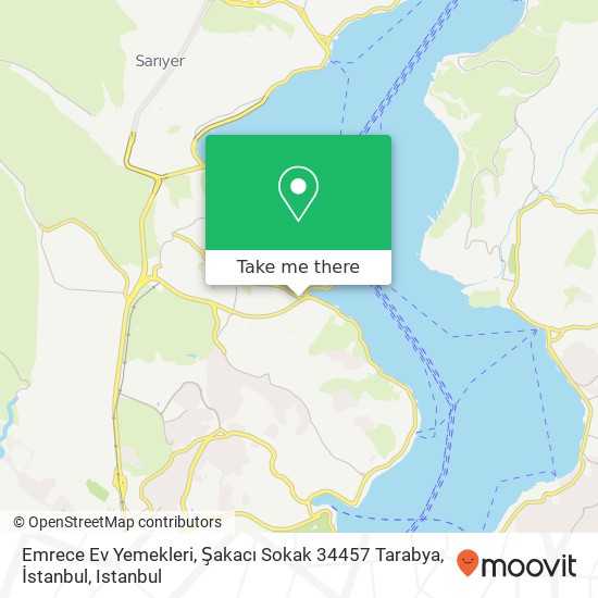 Emrece Ev Yemekleri, Şakacı Sokak 34457 Tarabya, İstanbul map